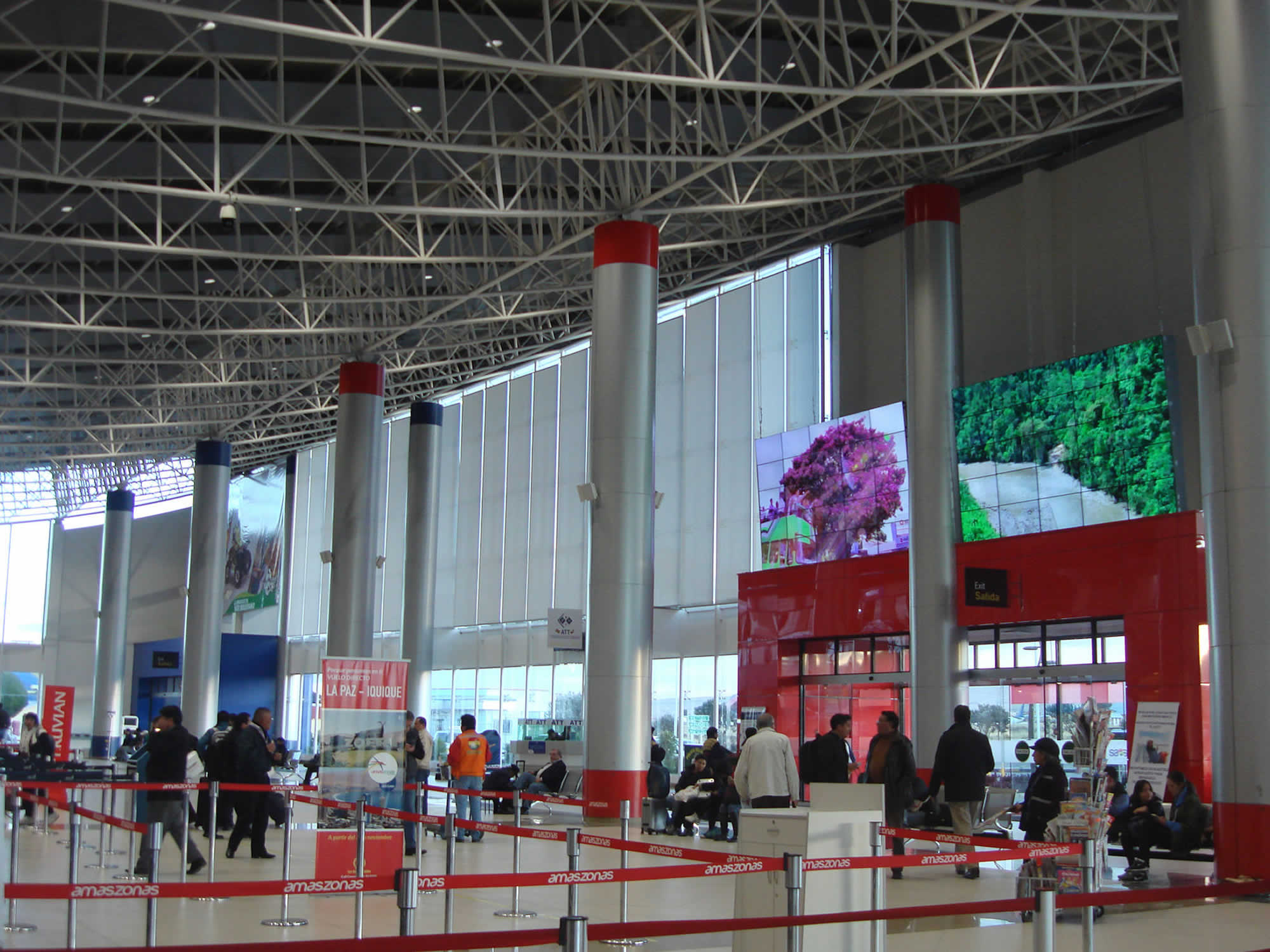 El Alto International Airport in La Paz, Bolivia