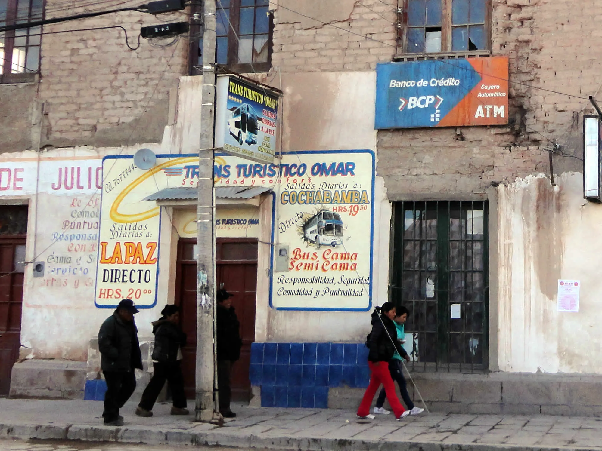 Trans Omar office in Uyuni