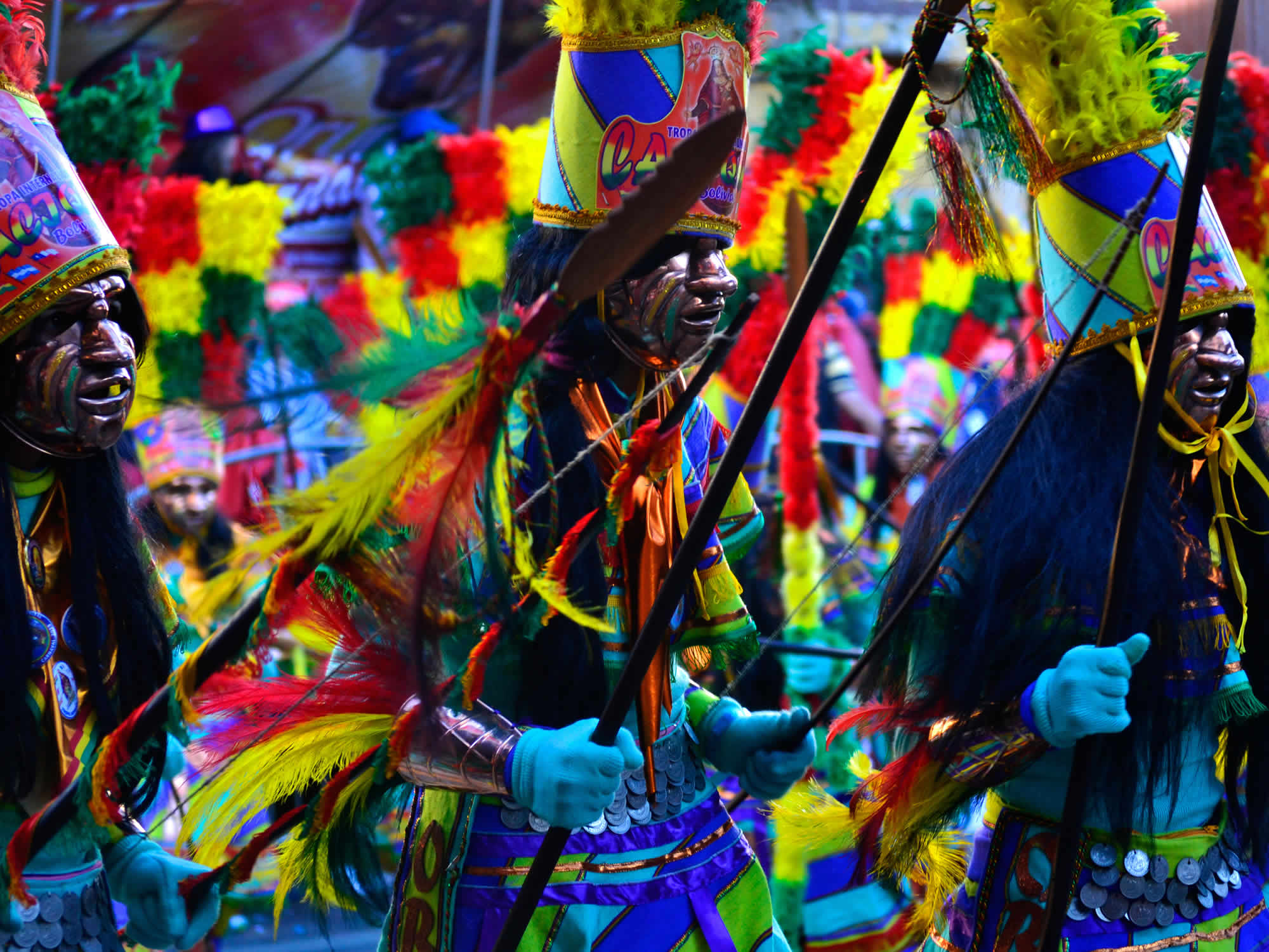 Tobas Dance at the Oruro Carnival