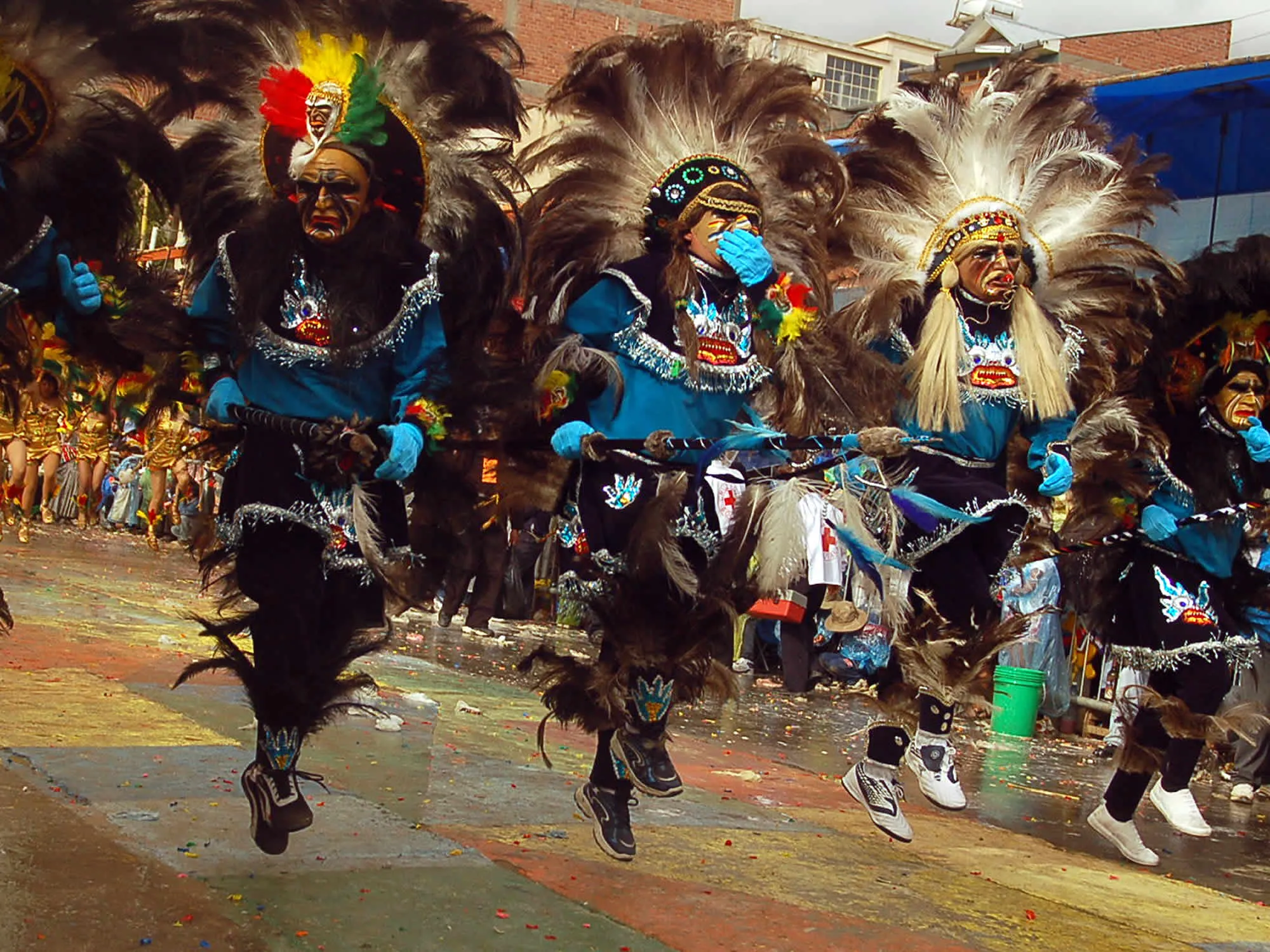 Tobas Dance at the Oruro Carnival