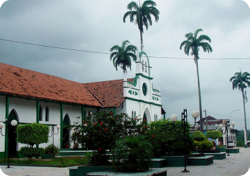 Town center of Cobija, Pando