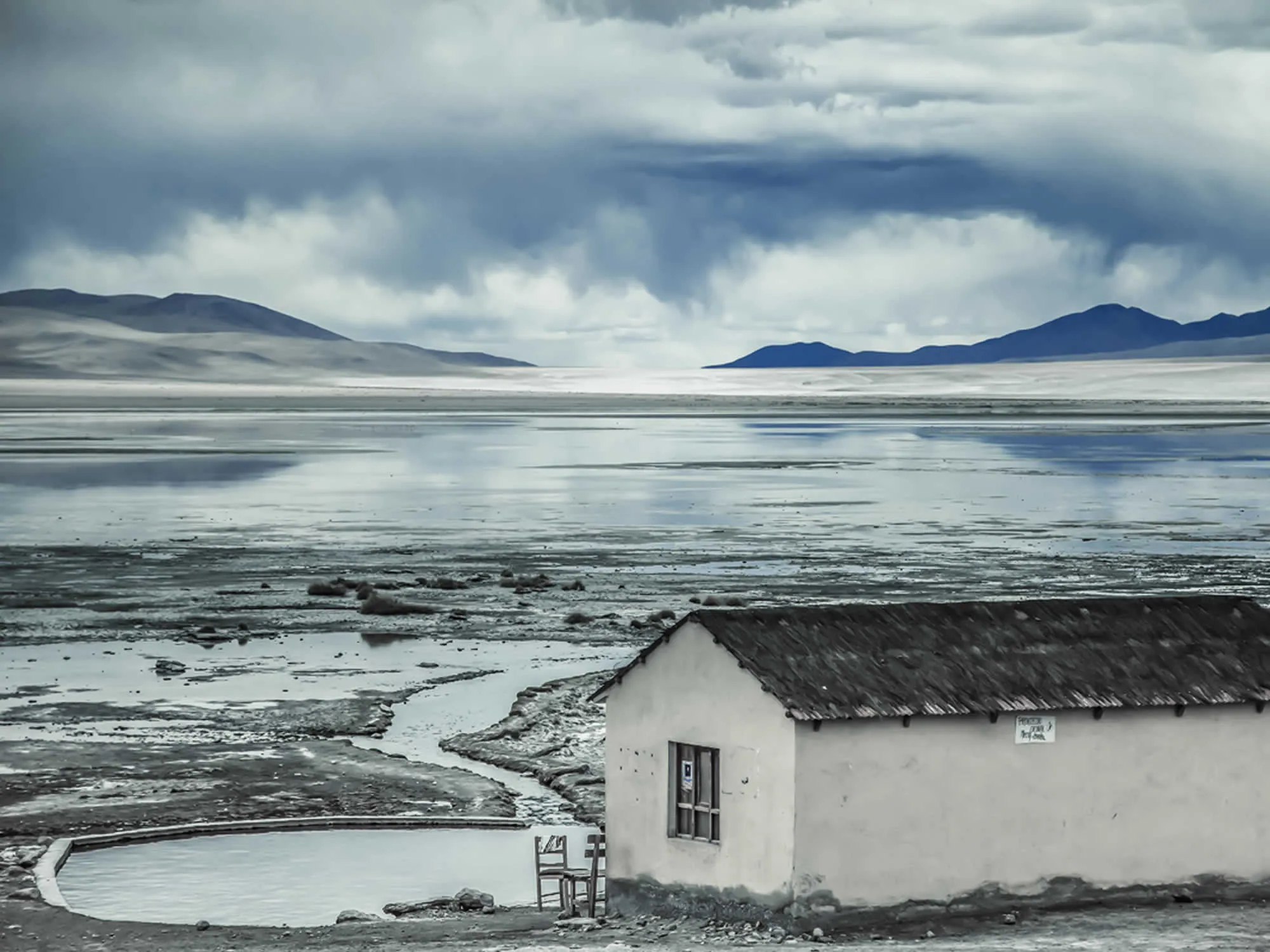 Polques thermal waters, Eduardo Avaroa Reserve, Uyuni, Bolivia