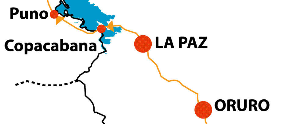 La Paz - Oruro or Oruro - La Paz
