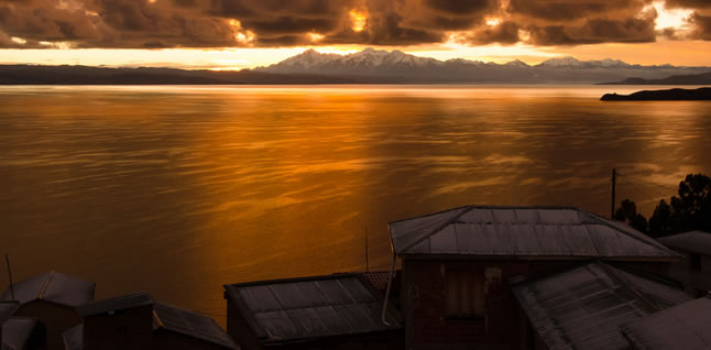 Sun Island, Titicaca Lake sunset